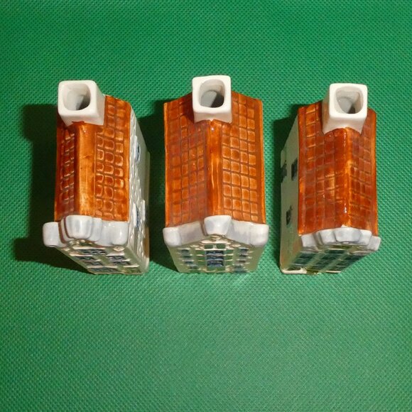 Set Of 3 Royal Goedewaagen Poly Delft Holland Hand painted Amsterdam - Picture 3 of 14